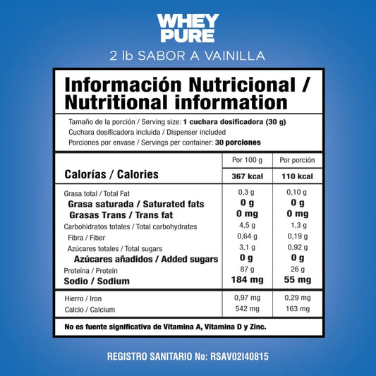 Whey Pure 2 libras